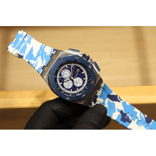 随机送迷彩橡胶带一副品牌:爱彼 Audemars Piguet系列:皇家橡树离岸型限量多功能机械腕表尺寸:44MM13MM机芯:复刻原装3126全自动机械机芯镜面:反炫光处理蓝宝石水晶玻璃材料:进口316精钢鑫表壳表带: 进口橡胶表带表扣: 原装针扣(H厂出品,市场最高版本,超高品质,超A做工,非市场普通货,硬汉必备神器) 随机送迷彩橡胶带一副品牌:爱彼 Audemars Piguet系列:皇家橡树离岸型限量多功能机械腕表尺寸:44MM13MM机芯:复刻原装3126全自动机械机芯镜面:反炫光处理蓝宝石水晶玻璃材料:进口316精钢鑫表壳表带: 进口橡胶表带表扣: 原装针扣(H厂出品,市场最高版本,超高品质,超A做工,非市场普通货,硬汉必备神器)
