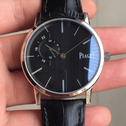 Piaget 伯爵Altiplano 原版字面复刻版 系列多功能机械全自动腕表。以传统美学概念打造的机械腕表，纯洁简约古典优雅，精致的巴顿指针，优雅的双层立体面盘，5位小秒和10位24小时刻度以及独有12点位日历窗，42mm腕表。透视底盖！