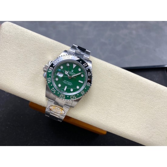 ROLEX 劳力士 格林尼治 GMT，圈口过渡无痕，搭载3285一体机，做工极好！贵金属钢印扣子！