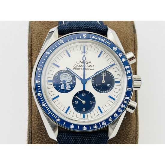 欧米茄omega2022史努比新品！搭配蓝色尼龙表带/表带衬里印压“阿波罗”！OS最强版本 对版功能欢迎您的品鉴！