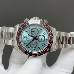 今日推荐劳力士 冰蓝迪 阿拉伯数字面 配NFC芯片感应保卡 40mm 丹东7750机 顶级品质 出货实拍✈️