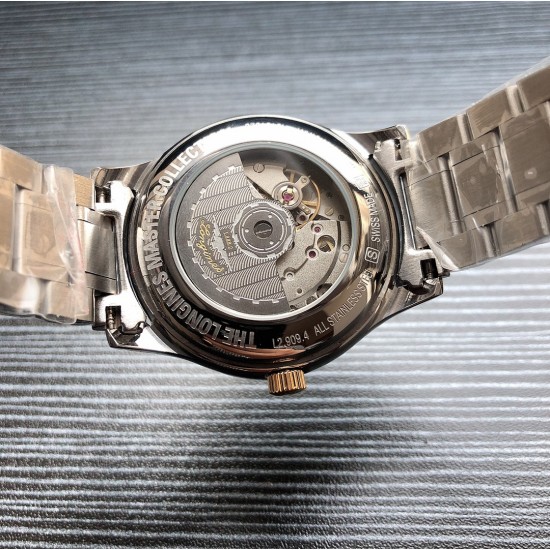 2019浪琴官网新品v2版本浪琴 LONGINES L33 名匠系列月相 市场上唯一一家官方1:1复刻版本，不惜成本[强]升级瑞机壳套字面，原装月相，区别市场普通版本 配置全自动机械机芯，316L精钢，蓝宝石镜面，尺寸39.5mm专柜同步，SJ出品让表又再次刷新高性价比的购表体验