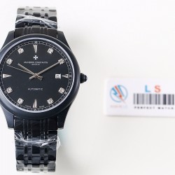 LS精品 江诗丹顿（Vacheron Constantin）赠送原装牛皮表带一条 最酷炫黑简约而典雅的316L精钢壳套搭载最新原装日本进口机械机芯（零返修）简约传承大师系列蓝宝石防刮镜面，原装针扣，塑造顶级完美腕表。绅士所拥有的标准尺寸40mm*1.1mm。高贵雅致及精美细腻的工艺！对完美的不懈追求。