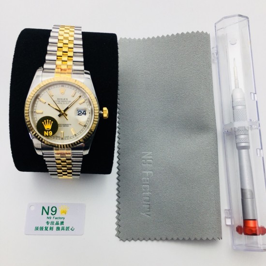 N9 Factory诚意推荐 官方原版一比一复刻,劳力士Rolex日志型男款系列,尺寸:41毫米,采用904L精钢,蓝宝石玻璃镜面,6⃣️字位拥有小劳力士防伪镭射标,ETA2836机芯机械,稳定有保证!N9品质 值得拥有!「送N9劳力士专用拆表工具」 N9 Factory诚意推荐 官方原版一比一复刻,劳力士Rolex日志型男款系列,尺寸:41毫米,采用904L精钢,蓝宝石玻璃镜面,6⃣️字位拥有小劳力士防伪镭射标,ETA2836机芯机械,稳定有保证!N9品质 值得拥有!「送N9劳力士专用拆表工具」