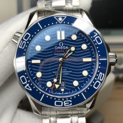 OMEGA 欧米茄 蓝色海马300米～