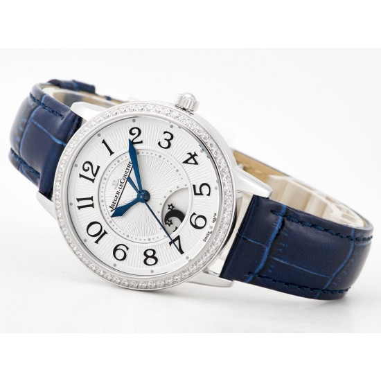 TW出品:积家约会系列自动机械图为女表 【尺寸】尺寸34mm 厚度10mm【机芯】搭载进口9015机改原装cal.898A自动上链机芯(不是加夹板)【表带】搭配进口意大利牛皮表带 【显示指针】顶级烧钢兰指针 具昼夜显示功能 TW出品:积家约会系列自动机械图为女表 【尺寸】尺寸34mm 厚度10mm【机芯】搭载进口9015机改原装cal.898A自动上链机芯(不是加夹板)【表带】搭配进口意大利牛皮表带 【显示指针】顶级烧钢兰指针 具昼夜显示功能