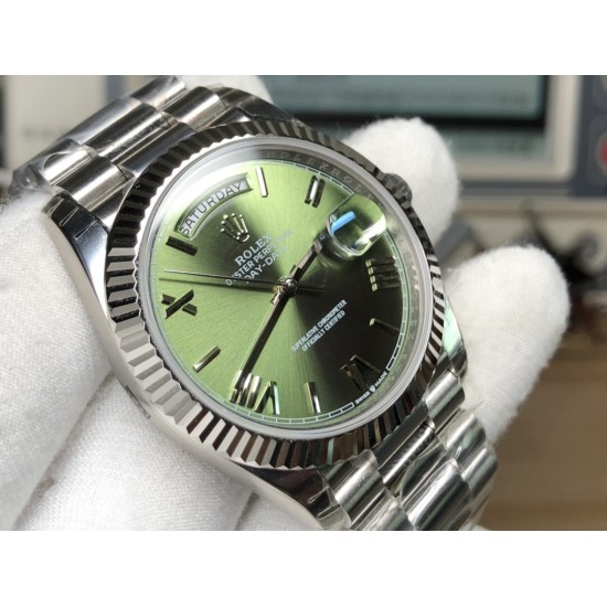 ROLEX 劳力士 日志 绸缎绿 ～