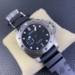 沛纳海PAM 1229，44mm尺寸，表盘升级了日期窗口，大幅提升了易读性，黑色天然橡胶表带。沛纳海独特DNA 让人越来越觉得好看的款式，用心做好每个细节！