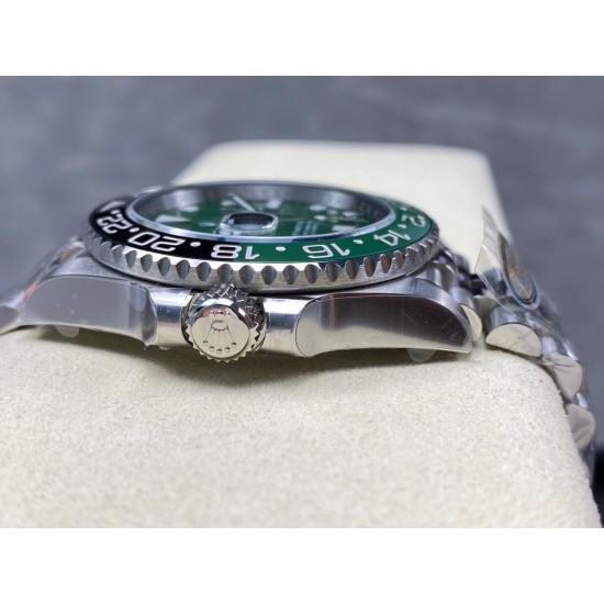 ROLEX 劳力士 格林尼治 GMT，圈口过渡无痕，搭载3285一体机，做工极好！贵金属钢印扣子！