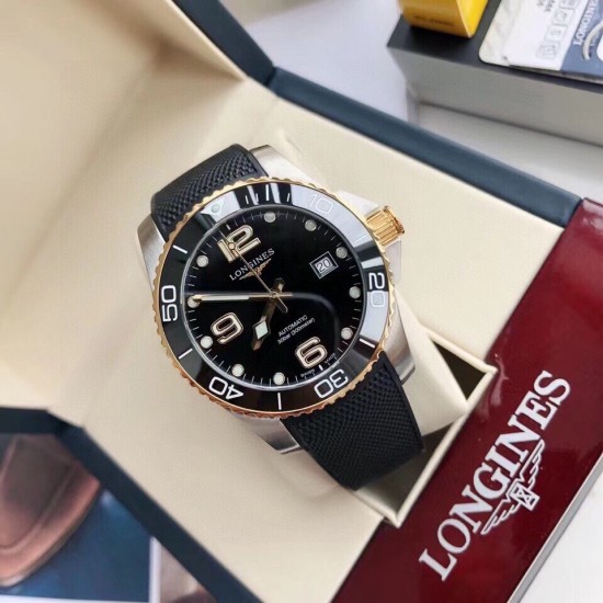 LONGINES 浪琴 新款陶瓷圈康卡斯潜水运动系列 男士自动机械腕表 尺寸41mm!打磨工艺高超。陶瓷表圈高级质感,刻度的立体感和倒角细节两不误。超强夜光效果 匠心之作 ! LONGINES 浪琴 新款陶瓷圈康卡斯潜水运动系列 男士自动机械腕表 尺寸41mm!打磨工艺高超。陶瓷表圈高级质感,刻度的立体感和倒角细节两不误。超强夜光效果 匠心之作 !