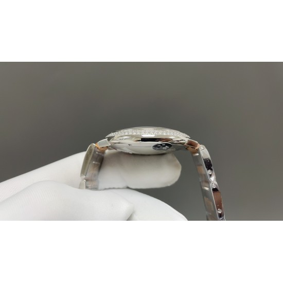 今日推荐AF 卡地亚蓝气球系列 42mm 间玫瑰金双排钻 2824机械机芯 顶级品质 出货实拍✈️