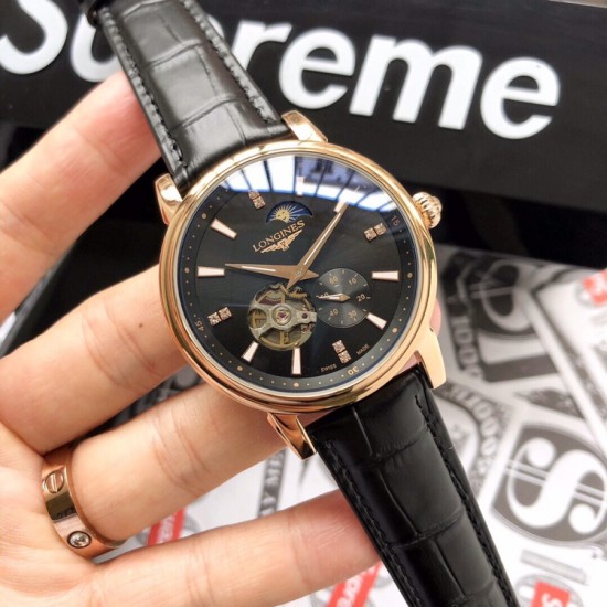 【品牌】浪琴--LONGINES【机芯】全自动机械机芯【材质】316L精钢表壳【表镜】矿物强化玻璃镜面【尺寸】直径40mm 厚度12mm 【品牌】浪琴--LONGINES【机芯】全自动机械机芯【材质】316L精钢表壳【表镜】矿物强化玻璃镜面【尺寸】直径40mm 厚度12mm