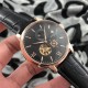 实物拍摄品牌：百达翡丽-PATEK PHILPPE 类型：[酷]男士腕表表壳：316精钢（做工优质）表带：进口小牛皮/316精钢(两种可选)机芯：高级定制全自动机械机芯(走时稳定)材料：高级强化镀膜镜面尺寸：直径40mm 厚度12.5mm