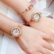 肖帮 手链系列✨高端大气✨全新上市品牌：肖邦- Chopard 款式：女士腕表（高端大气）机芯：进口石英机芯材料：镀膜高密度镜面，铜壳，钢扣底盖：密底表带：斯华诺世奇水晶钻表带表扣：原装折叠扣尺寸：直径26mm  厚度7.5mm