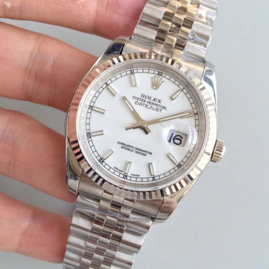 『AR精品』ROLEX DATEJUST劳力士日志型腕表副本的十年精华， 并行代购版DATEJUST，完美修正十年间所有副本的不足和缺陷，搭载3135机并搭配正品代购包装物料，重新定义最高品质的DATEJUST副本，真正的A级副本劳力士DATEJUST[AR出品]36mm尺寸。