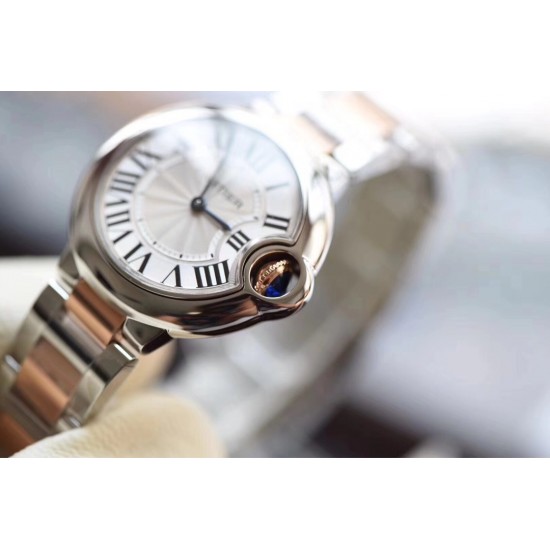 【V6出品】卡地亚 蓝气球 瑞士石英 36MM