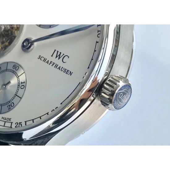 万国IWC－葡萄牙系列 七日链 V1至V5版本 搭载CAL.51011自动机械机芯 独立小秒针 真动能指示 蓝宝石玻璃 牛皮表带