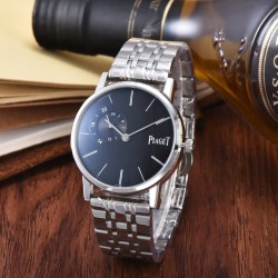 Piaget 伯爵Altiplano 原版字面复刻版 系列多功能机械全自动腕表。以传统美学概念打造的机械腕表，纯洁简约古典优雅，精致的巴顿指针，优雅的双层立体面盘，5位小秒和10位24小时刻度以及独有12点位日历窗，42mm腕表。透视底盖！