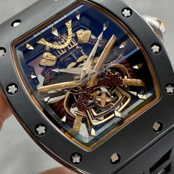 RXW新品一体机摆轮理查德米勒 RM 47 一体机飞轮黑武士腕表惊艳问世，结合卓越的制表工艺 陶瓷腕表