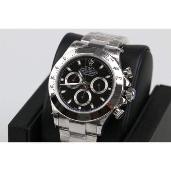GM超神之作 ROLEX DAYTONA劳力士迪通拿904L全新最强版本 1:完美修改了避针高底位置与正品一致2:904L表扣更细腻更完美3:市面上唯一做出了与正品质感一致的包超薄金属钢片的oysterflex胶带【能与正品互换通用 质感相符】[拳头][拳头][拳头]完美修正十年间所有副本的不足和缺陷，陶瓷圈口！4130机芯，攻克机芯厚度，使壳身厚度达到与正品一致，壳身和字面颜色更细腻做出了与正品一致的视觉效果，并搭配劳力士专用盒子。【GM出品】