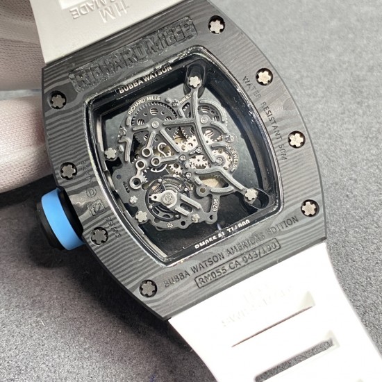 RICHARD MILLE 理查德米勒 RM35-02 客户定制的易清洗白色氟橡胶带!齿轮配件堆砌而成的镂空立体表盘 蓝宝石镜面 碳纤维表壳 进口精工自动机械机芯 橡胶表带 蝴蝶扣 Ku厂,出货实拍 RICHARD MILLE 理查德米勒 RM35-02 客户定制的易清洗白色氟橡胶带!齿轮配件堆砌而成的镂空立体表盘 蓝宝石镜面 碳纤维表壳 进口精工自动机械机芯 橡胶表带 蝴蝶扣 Ku厂,出货实拍