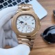 实物拍摄品牌：百达翡丽-PATEK PHILPPE 运动系列鹦鹉类型：[酷]男士腕表表壳：316精钢（做工优质）表带：顶级316精钢机芯：高级定制全自动机械机芯(走时稳定)材料：高级强化镀膜镜面尺寸：直径41mm 厚度12.5mm