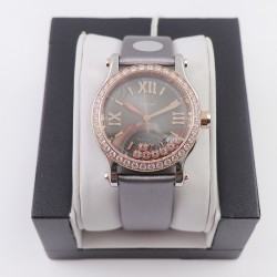 实拍 《YF》正品开模 新品推出 萧邦快乐钻278559-3003 采用手工丝绸带无法掩饰的奢华感 YF一直追求与原装一致 不胡乱修改任何原装没有的款式。