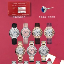 【V6 Factory】力作 市场最高版本 最高复刻 卡.地亚CartierV7升级版 专柜品质！1⃣️【市场最高复刻1-1】V6厂最新升级版本 卡.地亚蓝气球系列 2⃣️直径28MM-33MM-36MM-42MM3⃣️石英款/机械款-市面最高版本镜面凸形鱼眼！4⃣️蓝宝石把头，蓝色宝石颜色！5⃣️石英机芯/搭配6T51机芯机械/2824全自动机械机芯!恒久稳定！自动锤已全部升级原装LOGO及日内瓦洗纹！卡.地亚蓝气球标杆-V6出品，是您唯一首选！V6出品 必属精品 您值得拥有！