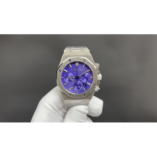 今日推荐爱彼 26240计时款 白壳紫面 41mm 4401机 顶级品质 出货实拍✈️