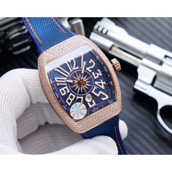 K厂出品:法兰克穆勒V45 SC DT系列54*42mm 全自动日本机械机芯 蓝光镀膜玻璃 超强夜光,日历窗放大镜,意大利牛皮表带底部橡胶,可搭配美洲鳄鱼皮纹,316精钢敖表壳,折叠原装扣 糅合商务设计风格 中间完美弧线夹层设计!!! K厂出品:法兰克穆勒V45 SC DT系列54*42mm 全自动日本机械机芯 蓝光镀膜玻璃 超强夜光,日历窗放大镜,意大利牛皮表带底部橡胶,可搭配美洲鳄鱼皮纹,316精钢敖表壳,折叠原装扣 糅合商务设计风格 中间完美弧线夹层设计!!!