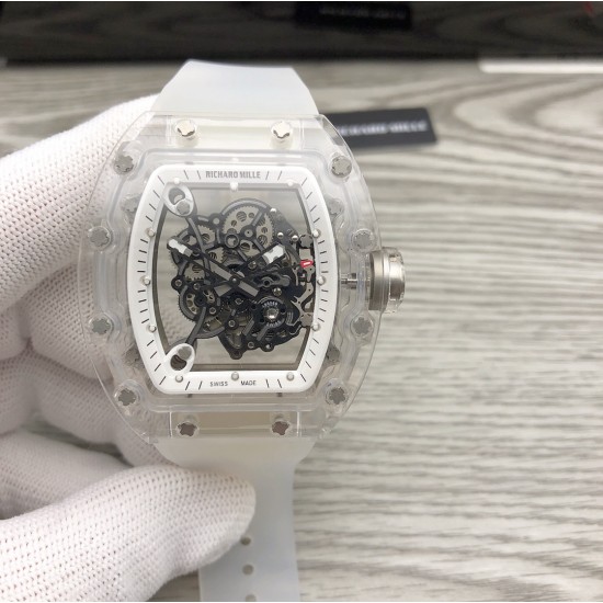 理查德 全新AET X RM055-RM035-02 透明水晶版本,限量款 颜值绝对的爆表水晶材料,游戏 德国工艺 所谓的付二代看过来了喂,米勒欧洲工厂代加工改装的 帮你省掉2000多万这里不贵然后就可以实现你带水晶出街的梦想,搭配进口稳定西铁城机械 独特个性全镂空无表盘设计! 理查德 全新AET X RM055-RM035-02 透明水晶版本,限量款 颜值绝对的爆表水晶材料,游戏 德国工艺 所谓的付二代看过来了喂,米勒欧洲工厂代加工改装的 帮你省掉2000多万这里不贵然后就可以实现你带水晶出街的梦想,搭配进口稳定西铁城机械 独特个性全镂空无表盘设计!