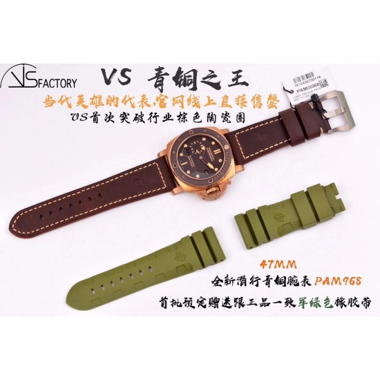 VS 沛纳海 爆品:青铜之王PAM968 47MM 官网线上直接售罄,一表难求!VS首次突破行业棕色陶瓷圈!随时光荏苒形成铜绿效果,为每一枚腕表倾注与众不同的个性~简直太帅! VS 沛纳海 爆品:青铜之王PAM968 47MM 官网线上直接售罄,一表难求!VS首次突破行业棕色陶瓷圈!随时光荏苒形成铜绿效果,为每一枚腕表倾注与众不同的个性~简直太帅!