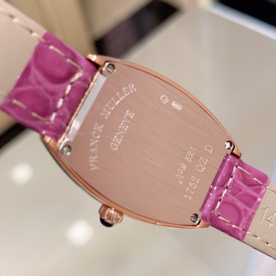 实拍 小红书强推 新色 FranckMuller 法兰克穆勒腕表是世界最知名的高级腕表品牌之一,也是无数男女明星的热捧之物。小酒桶型上手更潮,瑞士石英,表壳后盖桥形设计,贴手型 316上等精钢.尺寸26mm 实拍 小红书强推 新色 FranckMuller 法兰克穆勒腕表是世界最知名的高级腕表品牌之一,也是无数男女明星的热捧之物。小酒桶型上手更潮,瑞士石英,表壳后盖桥形设计,贴手型 316上等精钢.尺寸26mm