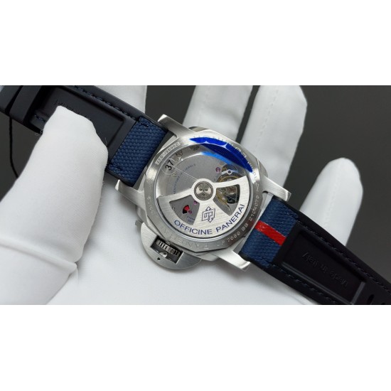 今日推荐沛纳海Pam1404 白壳蓝面 40mm 机 顶级品质 出货实拍✈️