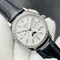 【TW Factory2023力作 劳.力士Rolex日志型ll最新多功能腕表！修复细节如下：1⃣️表壳直径与2020年最新版本日志型官方尺寸41尺寸，CNC顶级打磨拉丝而成！2⃣️表扣与原装一致蚝式折碟扣！3⃣️把头皇冠与原装一致！4⃣️玻璃采用莫氏9级防震超级防刮花玻璃！5⃣️机芯升级采用市场公认最耐用9100进口(零返修机芯）TW诚意之作、只追求更好满足大众商务休闲款式，送礼最佳，土豪必备款式！TW出品 欢迎各位品鉴！
