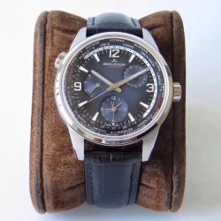 男人魅力新款 Jaeger-LeCoultre 积家 北宸系列 Geographic WT 地理学家世界时腕表采用蓝黑渐变色与全黑色表盘 腕表的凸缘显示全球24个时区 佩戴者可透过10时位置的表冠设定 尺寸42mm表壳 316L钢壳 搭配拱蓝宝石“锅盖”镜面 复刻版：936A/1自动上链 技术无与伦比 城市名部分以乳白色为基底 2时位置的日历显示 6时位置的第二时区显示和10时位置的动力储存显示副表盘饰以太阳放射状饰纹 原装折叠扣！