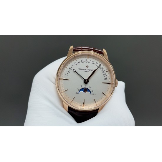今日推荐江诗丹顿 传承4010U 玫瑰金白面 42mm Cal2460机 顶级品质 出货实拍✈️