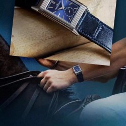 实拍 MG荣誉出品 业内首次突破一机双面双时区！帅到掉渣！积家 Reverso Tribute双面双时区翻转腕表 简洁的小三针正面素雅、温和，规整的反面拥有昼夜显示以及第二时区显示功能，佩戴者仅需一个翻转的瞬间，第二表盘的秘密便尽数呈现。腕表中有两种“面容”呈现，可以迎合佩戴者身处的场景、穿搭以及变换的喜好，既具备耐看的潜质，又可以随时随地更改“容颜”，令人沉迷。机芯:854A/2（百万级研发 手动机械 一机双面双时区）尺寸:49*29mm表带:意大利小牛皮