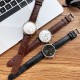 实物拍摄品牌：万国-IWC  类型：[酷]男士腕表表壳：316精钢（做工优质）表带：进口真牛皮/316精钢(两种可选)机芯：高级定制全自动机械机芯（走时稳定）玻璃：高级强化镀膜镜面尺寸：直径40mm，厚度12mm