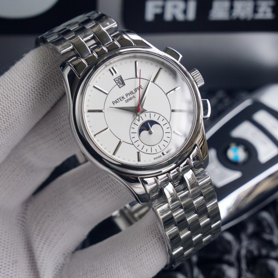 2020新款 百达翡丽 (实拍图)Patek Philippe 贵族的艺术品!搭配进口9100多功能机芯(0返修)功能(24小时,星期,星辰,月份)进口316精钢!搭配意大利进口小牛皮!原装折叠扣!尺寸42mm。耐磨防刮蓝宝石玻璃!超强防水50米!简约而不简单!你永远无法拥有一块百达翡丽,你只是在替你的后代保管他. ( 慎重承诺 : 产品实物光泽手感更佳精湛 字盘刻度栩栩如生 壳套工艺都是宗师级别轻身检验 加上新时代机器高技锻造 上手震撼尊贵非凡。你值得拥有!⚠️请认准独家品质 2020新款 百达翡丽 (实拍图)Patek Philippe 贵族的艺术品!搭配进口9100多功能机芯(0返修)功能(24小时,星期,星辰,月份)进口316精钢!搭配意大利进口小牛皮!原装折叠扣!尺寸42mm。耐磨防刮蓝宝石玻璃!超强防水50米!简约而不简单!你永远无法拥有一块百达翡丽,你只是在替你的后代保管他. ( 慎重承诺 : 产品实物光泽手感更佳精湛 字盘刻度栩栩如生 壳套工艺都是宗师级别轻身检验 加上新时代机器高技锻造 上手震撼尊贵非凡。你值得拥有!⚠️请认准独家品质