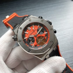 品牌：爱彼-Audemars Piguet系列：皇家橡树系列 A42 款式：AP 男士多功能机械腕表机芯型号：全自动多功能机械机芯表径：42毫米表壳 材质：316精钢鑫表壳表镜材质：蓝宝石玻璃 三杰精致推荐男士机械腕表 SJ为你精心打造超真实实物图拍摄