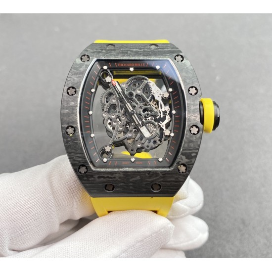 RICHARD MILLE 理查德米勒 RM35-02 客户定制的柠檬黄胶带!齿轮配件堆砌而成的镂空立体表盘 蓝宝石镜面 碳纤维表壳 进口精工自动机械机芯 橡胶表带 蝴蝶扣 Ku厂,出货实拍 RICHARD MILLE 理查德米勒 RM35-02 客户定制的柠檬黄胶带!齿轮配件堆砌而成的镂空立体表盘 蓝宝石镜面 碳纤维表壳 进口精工自动机械机芯 橡胶表带 蝴蝶扣 Ku厂,出货实拍