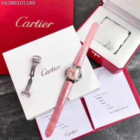 商品编号:38610118CARTIER 卡地亚蓝汽球V2版 中号33MM 1比1壳带 全自动机芯｛进口机芯｝双卜形蓝宝石水晶玻璃[色][色]商品规格:默认规格