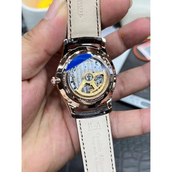 积家 大师系列/39mm*8.1mm超薄/搭载896全自动一体机械机芯！