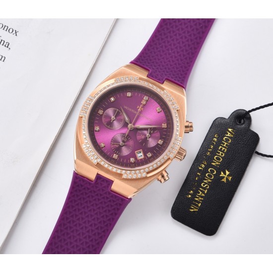 FK-VACHERON CONSTANTIN【江诗丹顿】纵横四海系列,六针多功能跑秒版火热上市,突破传统,时尚优雅的多彩表带,可满足佩戴者在不同场合的需求,多样化的色彩设计演绎大胆而时尚的风格,江诗丹顿在装置时始终将舒适性放在首位,确保腕表完美贴合手腕,纯钢表壳,进口石英机芯,蓝宝石水晶玻璃,舒适胶质表带,采用原装针式表扣佩戴方便!尺寸:36.5mm FK-VACHERON CONSTANTIN【江诗丹顿】纵横四海系列,六针多功能跑秒版火热上市,突破传统,时尚优雅的多彩表带,可满足佩戴者在不同场合的需求,多样化的色彩设计演绎大胆而时尚的风格,江诗丹顿在装置时始终将舒适性放在首位,确保腕表完美贴合手腕,纯钢表壳,进口石英机芯,蓝宝石水晶玻璃,舒适胶质表带,采用原装针式表扣佩戴方便!尺寸:36.5mm