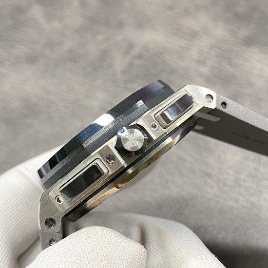 AUDEMARS PIGUET 爱彼 AP 皇家橡树离岸型 大熊猫计时码表 26400SO.OO.A002CA.01 精钢表壳 陶瓷表圈 钛合金按钮 双面蓝宝石镜面 3126机芯 橡胶表带 精钢针扣 44mm JF厂出品!出货实拍 AUDEMARS PIGUET 爱彼 AP 皇家橡树离岸型 大熊猫计时码表 26400SO.OO.A002CA.01 精钢表壳 陶瓷表圈 钛合金按钮 双面蓝宝石镜面 3126机芯 橡胶表带 精钢针扣 44mm JF厂出品!出货实拍