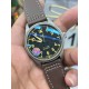 IWC 万国 钛灰 马克系列，日本全自动机械腕表，现震撼来袭，越带越有质感，尺寸39mm！棕色意大利小牛皮表带！