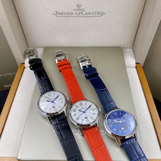JAEGER-LECOULTRE积家女款RENDEZ-VOUS约会系列。尺寸：29mm搭载日本进口全自动机械机芯  正品版本机芯主版  功能：日夜星晨、时分秒显示功能 ，展现出昼的灿烂与夜的浪漫(刚刚的相遇，[玫瑰]刚刚的缘分，[爱心]刚刚的时间，愿幸福快乐与您相伴)