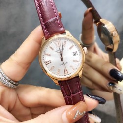 浪琴开创者系列-LONGINES  女士腕表316精钢（做工优质）进口小牛皮/316精钢（两种可选）高制定制全自动机械机芯（走时稳定） 高级强化镀膜镜面 直径35mm，厚度12mm女士腕表