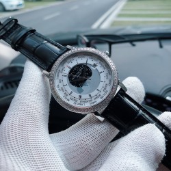 百达翡丽-PATEK PHILPPE X43 三杰独家新品首发 男士腕表，采用316精钢表壳，进口小牛皮/简约针扣表带 进口西铁城8215全自动机芯，，顶级蓝宝石玻璃镜片，尺寸：直径39mm 厚度12mm 三杰精致推荐男士机械腕表 SJ为你精心挑选超真实实物图拍摄